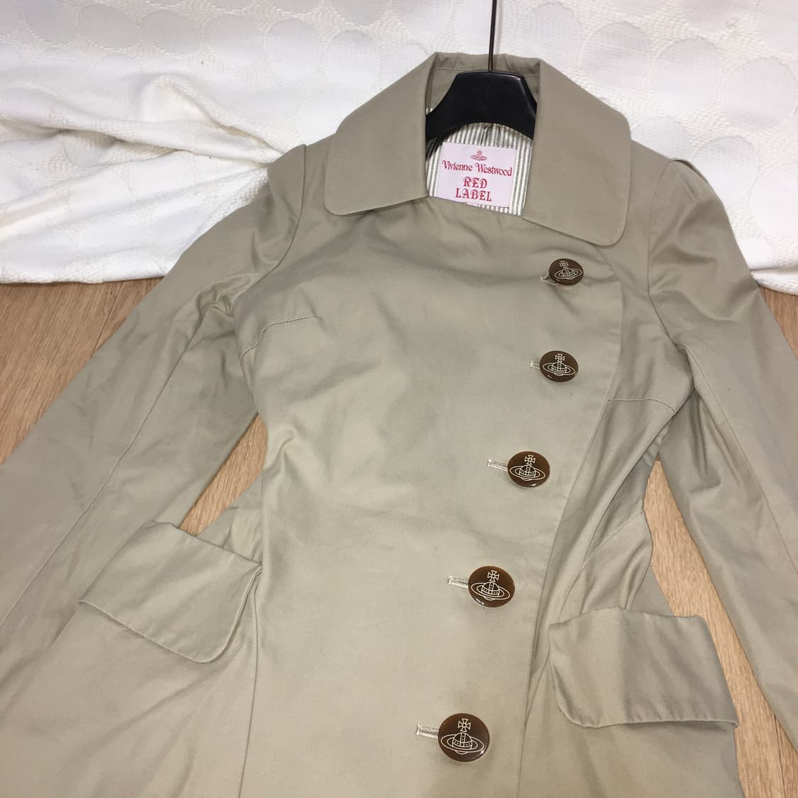  Vivienne westwood orb 면 코트 상품이미지5