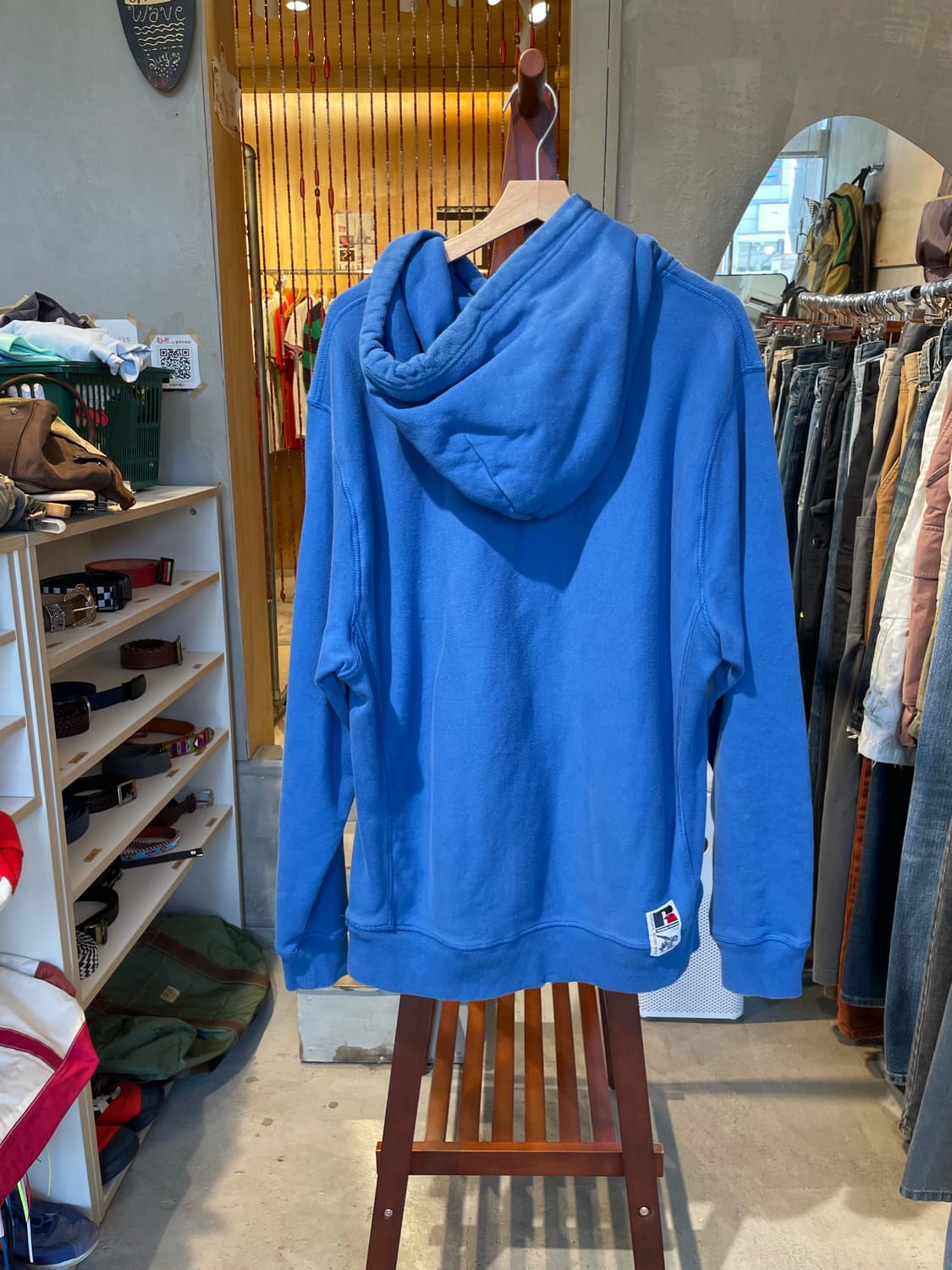 XL 러셀 로열 블루 후드티 상품이미지2