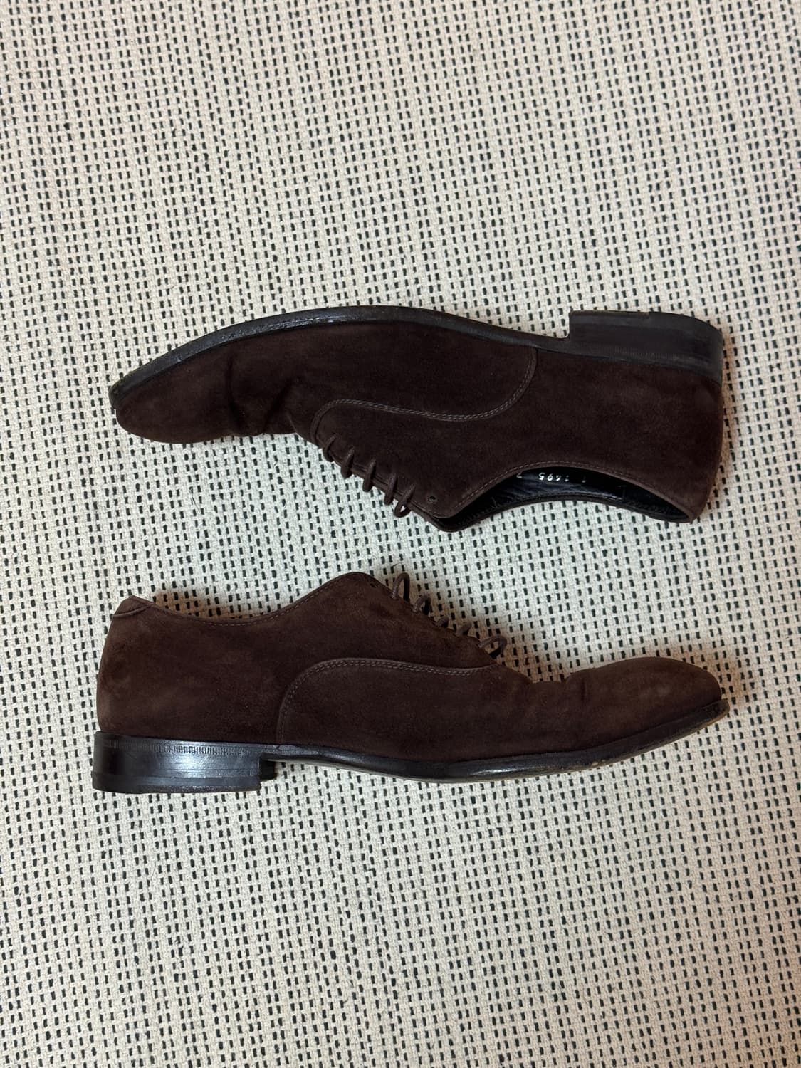 프라다 브라운 스웨이드 구두 상품이미지4