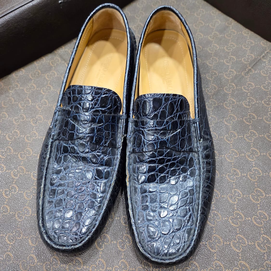 초르지오 아르마니 악어 로퍼 상품이미지1