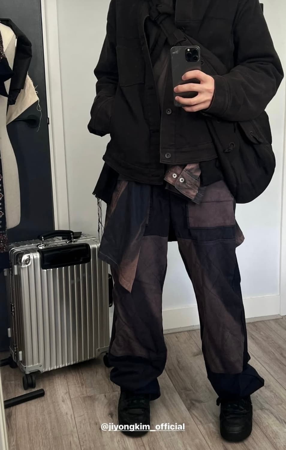 [S] Jiyongkim 22aw 더블니 팬츠 상품이미지2