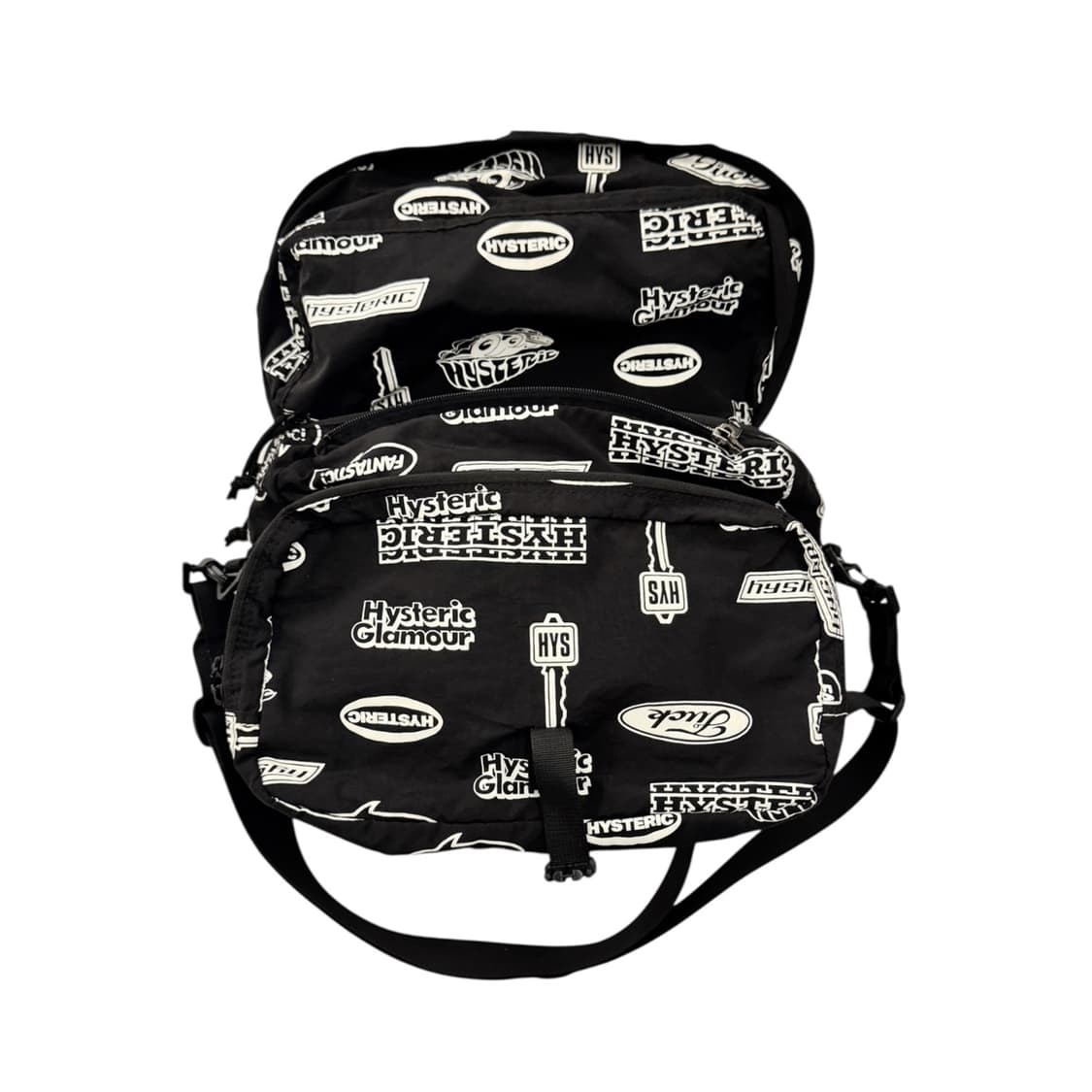 히스테릭글래머 프린티드 숄더백 블랙 상품이미지4