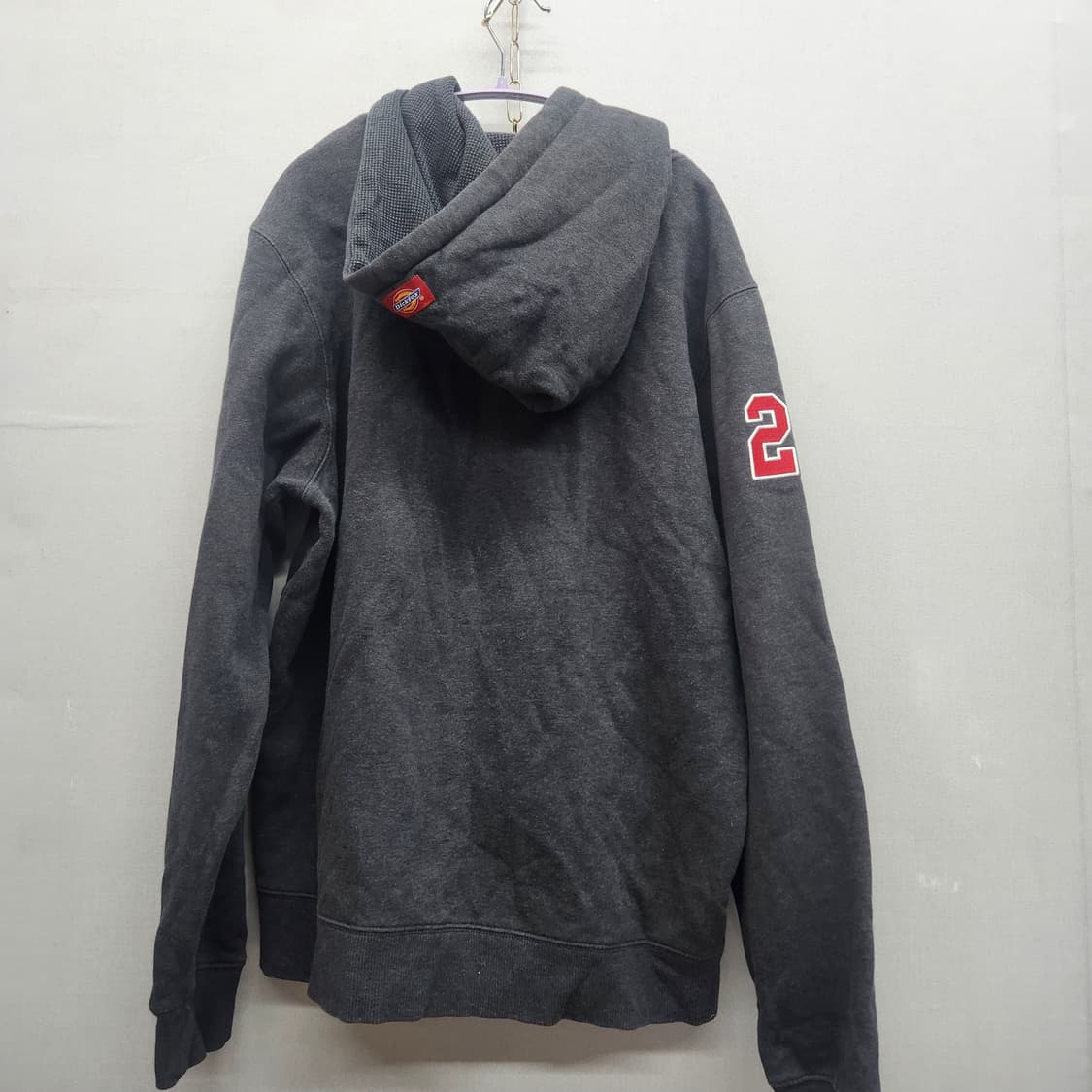 디키즈 로고자수 오버핏 후드집업 M(XL) 상품이미지4