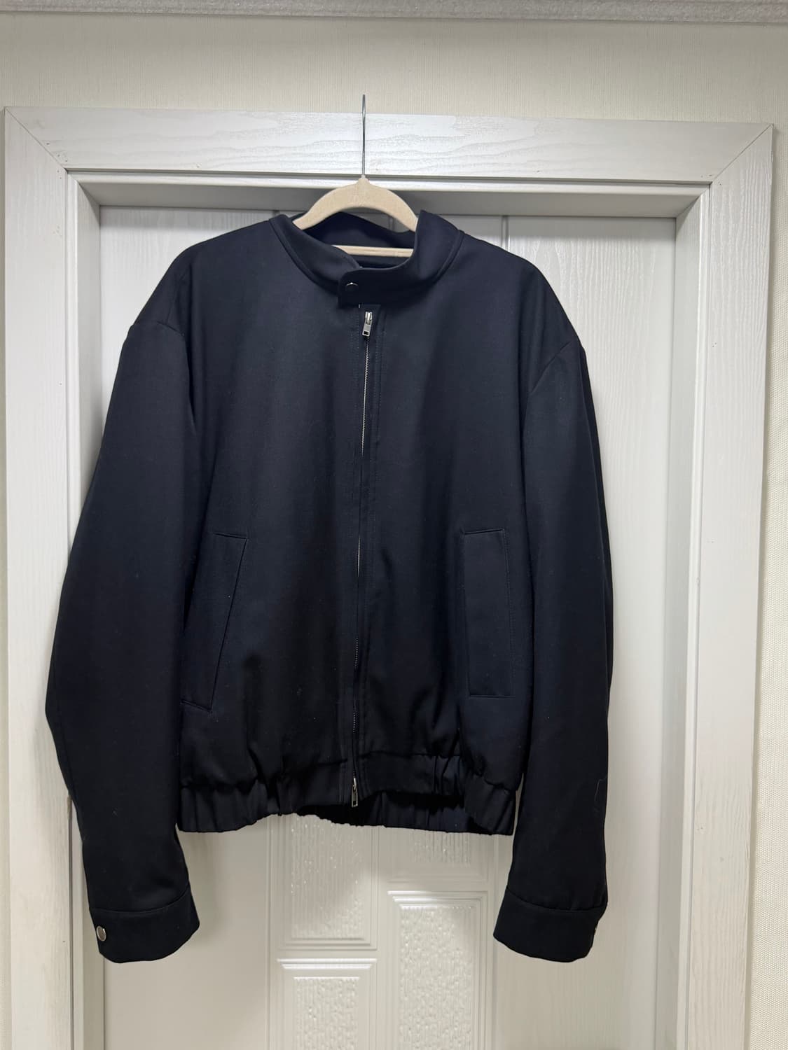 노이어 kkst 콜라보 오버핏 울 헤링턴 자켓 [네이비] 50 상품이미지7