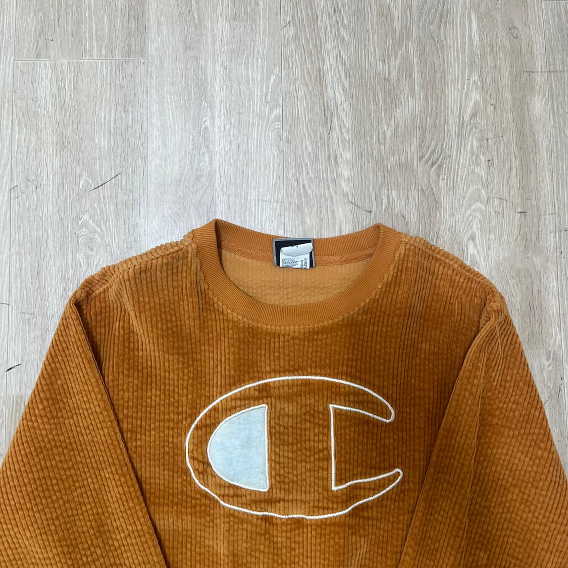 챔피온 USA 오리지널 빅로고 코듀로이 맨투맨 M(95) 상품이미지2