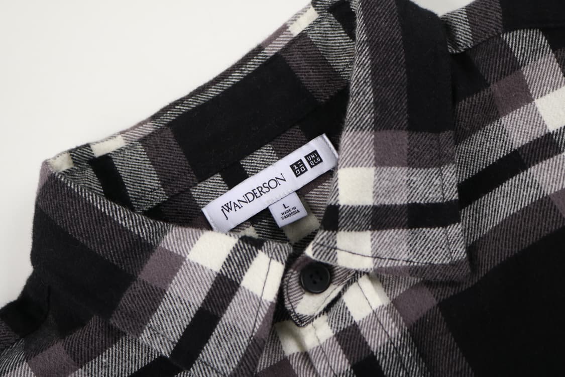 [L] 유니클로 x JW 앤더슨 플란넬 셔츠 상품이미지3