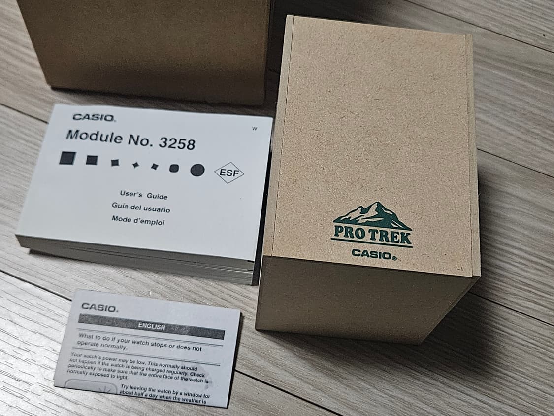 카시오 CASIO PROTREK PRW-2500T-7CR(미사용) 상품이미지3