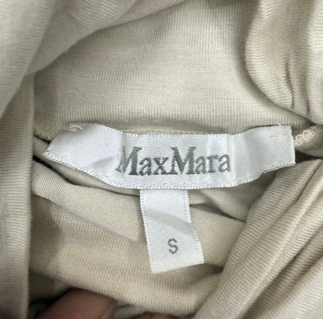 막스마라 드레이프 터틀넥 블라우스 탑 상품이미지2