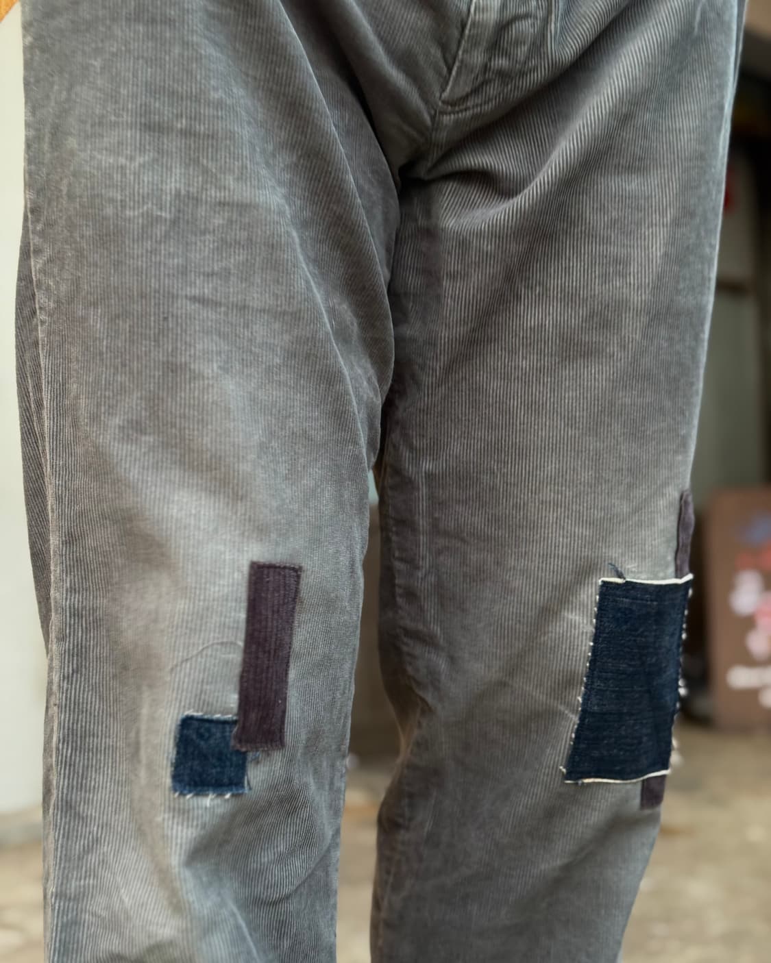 폴로 랄프로렌 스트레치 클래식 핏 패치워크 코듀로이 팬츠 36 [그레이] 상품이미지10