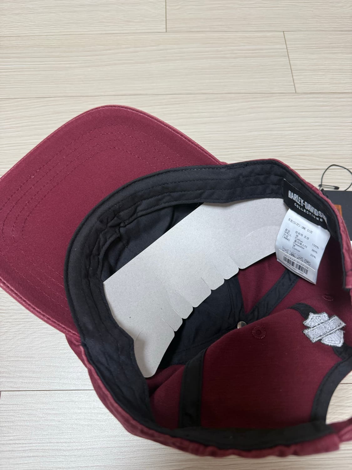 할리데이비슨 플랫트랙 워싱 볼캡 상품이미지3