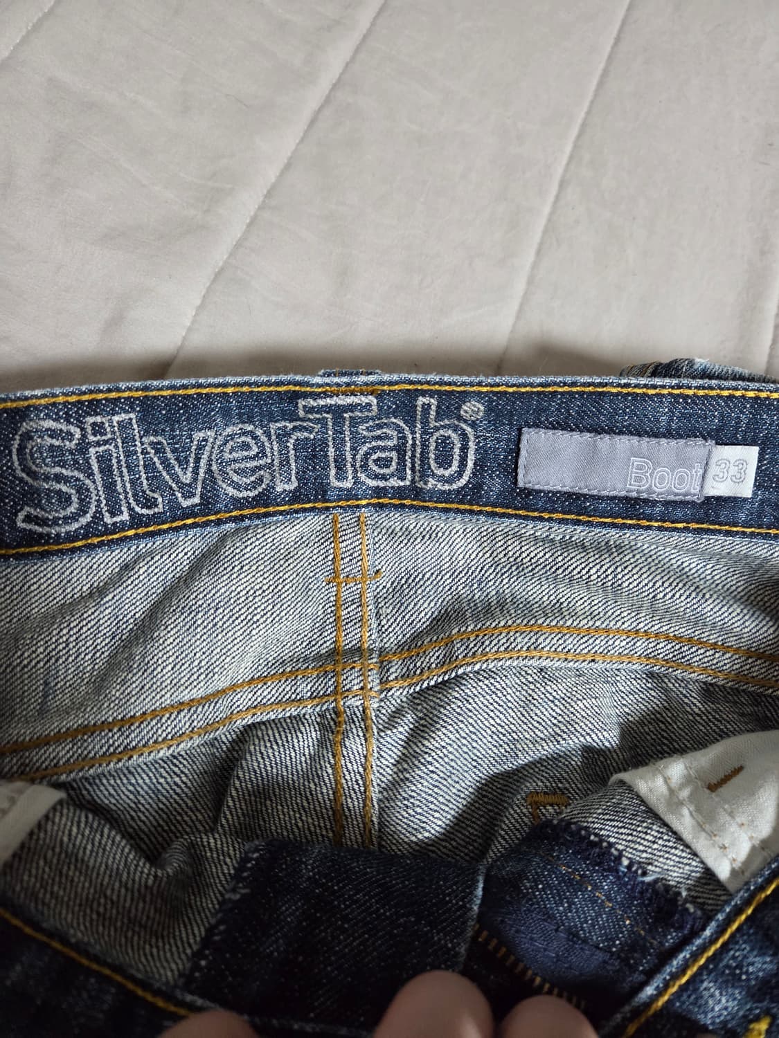 리바이스 실버탭 부츠컷 데님 팬츠 33×32 상품이미지5