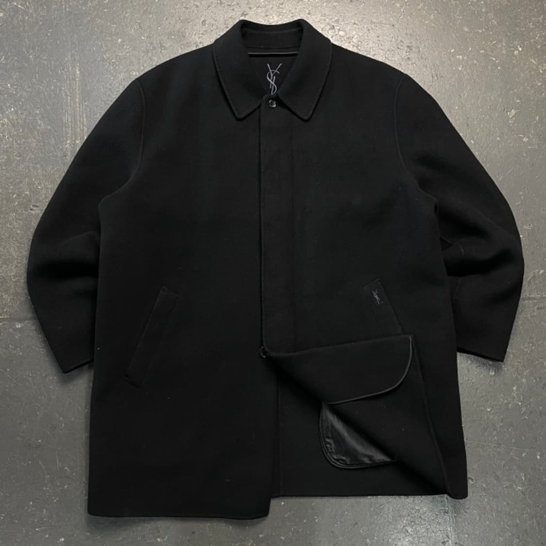 105 입생로랑 핸드메이드 코트  상품이미지1