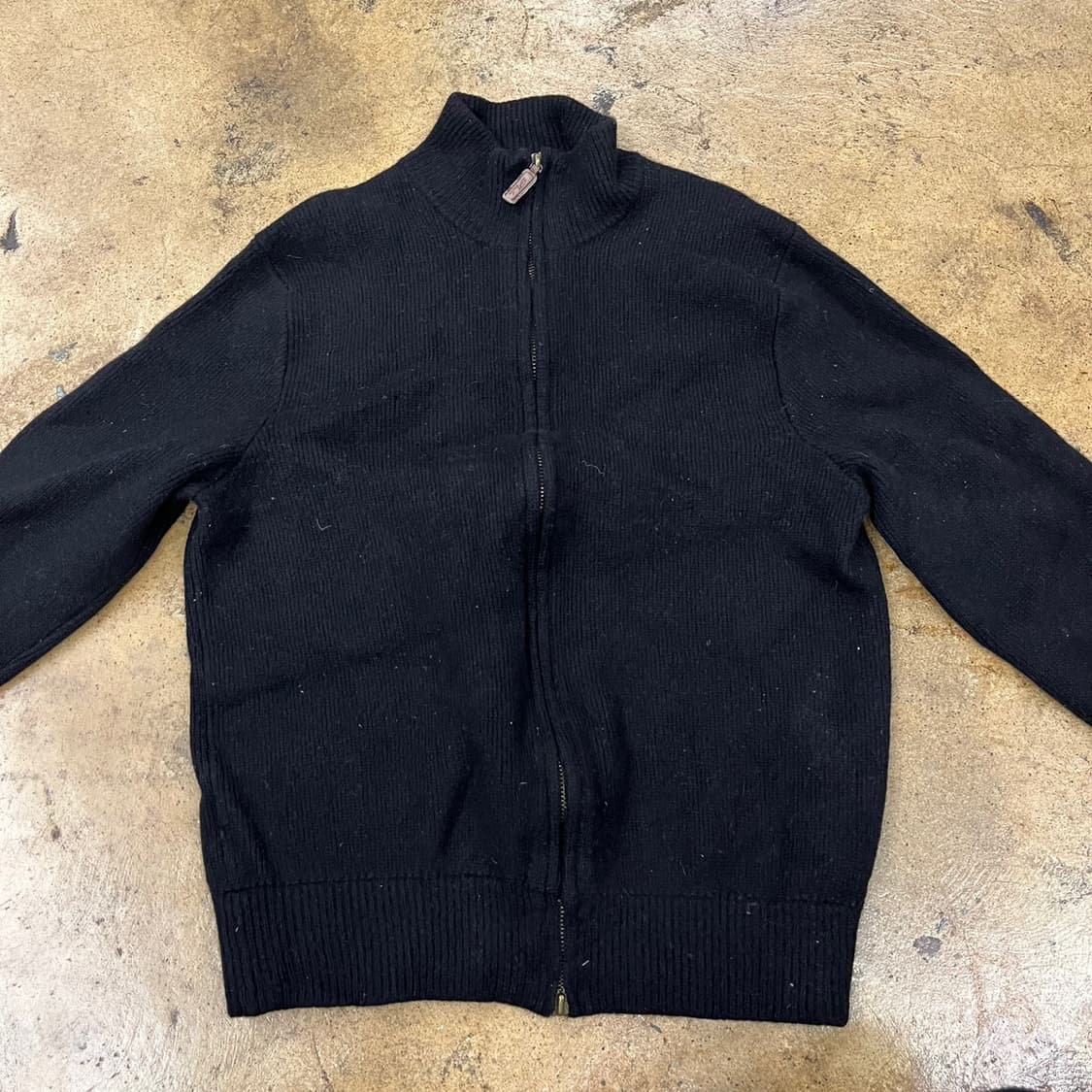 [ 정품/XL ] 폴로랄프로렌 램스 울 엘보패치 니트 집업 자켓 b15 상품이미지3