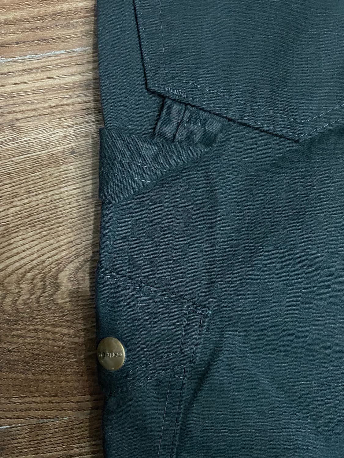 칼하트 립스탑 카고 워크 쇼츠 블랙 B357 상품이미지2