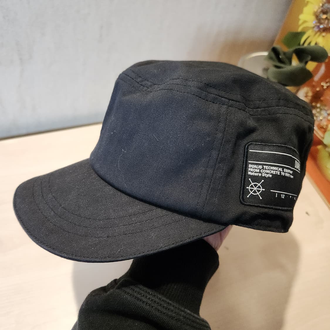 Descente 블랙 밀리터리 캡 | 테크 스트릿 무드 상품이미지4