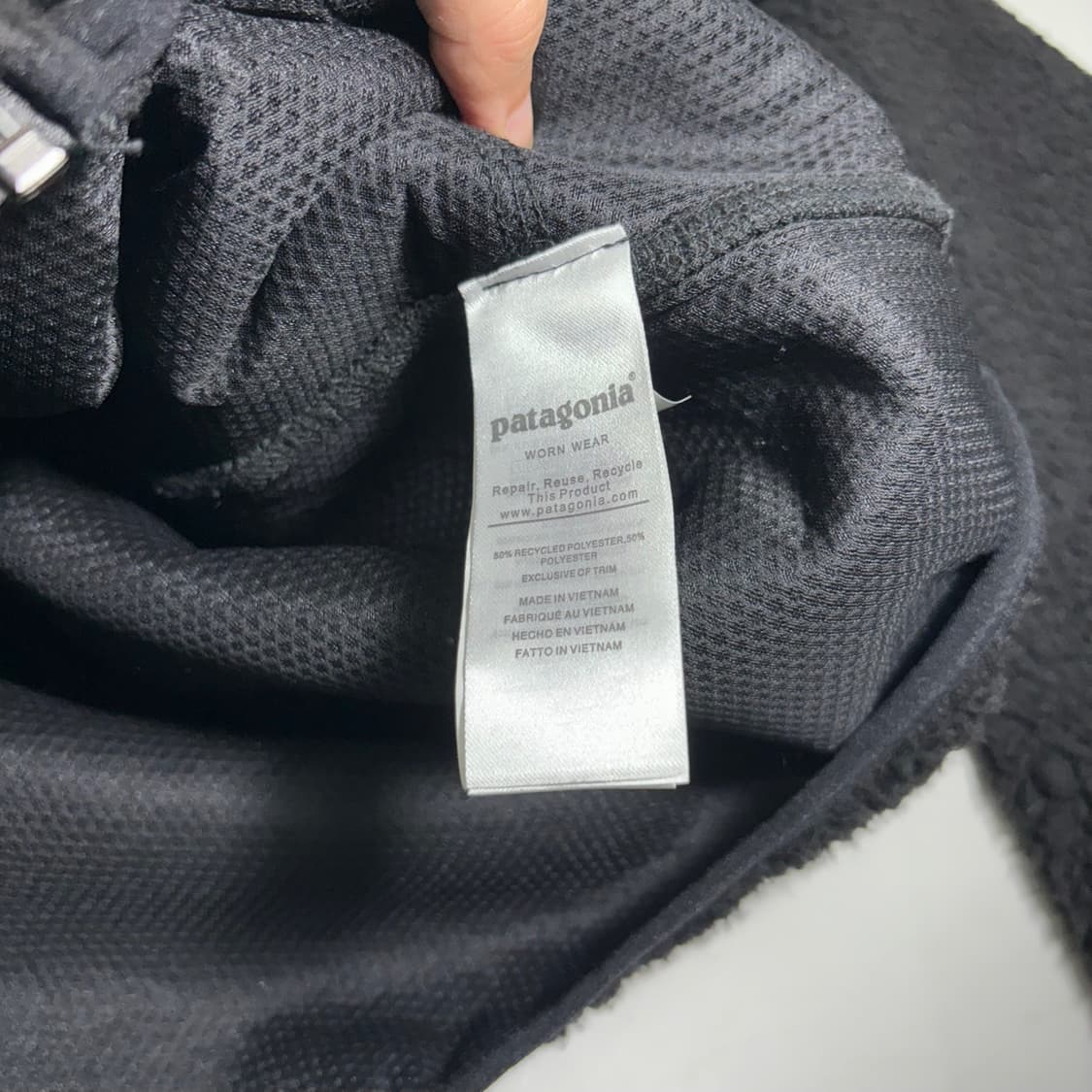 M-L 파타고니아 블랙 오버핏 후리스자켓 상품이미지7