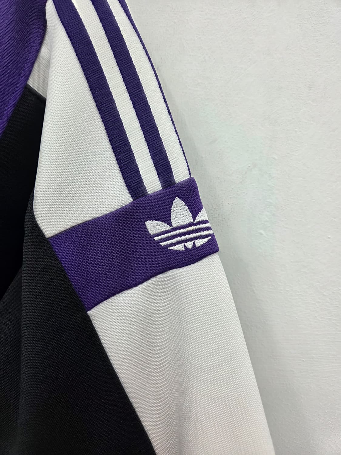 L 90s 일본빈티지 아디다스 블랙/퍼플 트랙탑 상품이미지5