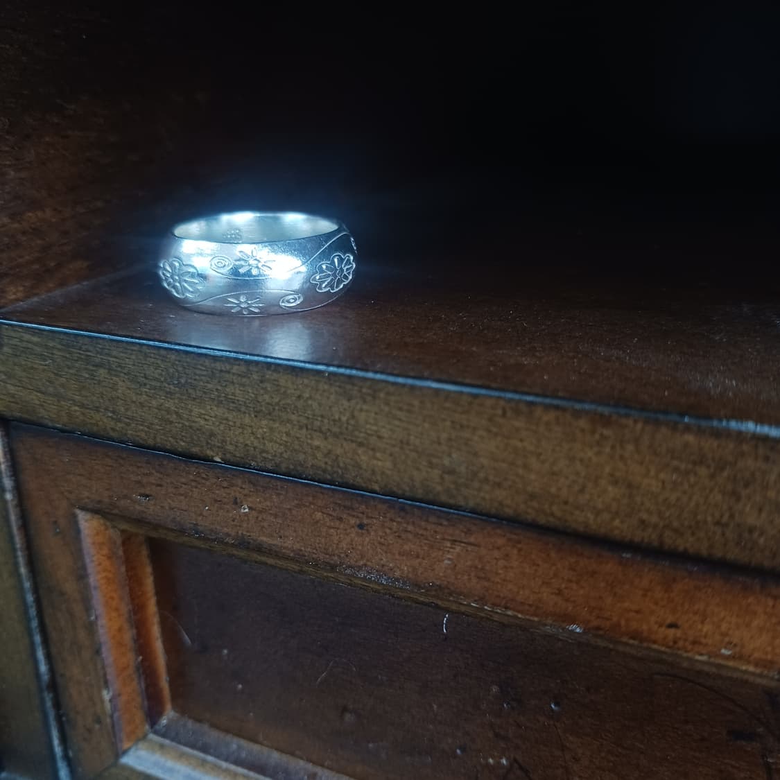 꽃가락지3 순은99 은가락지 8미리  상품이미지2