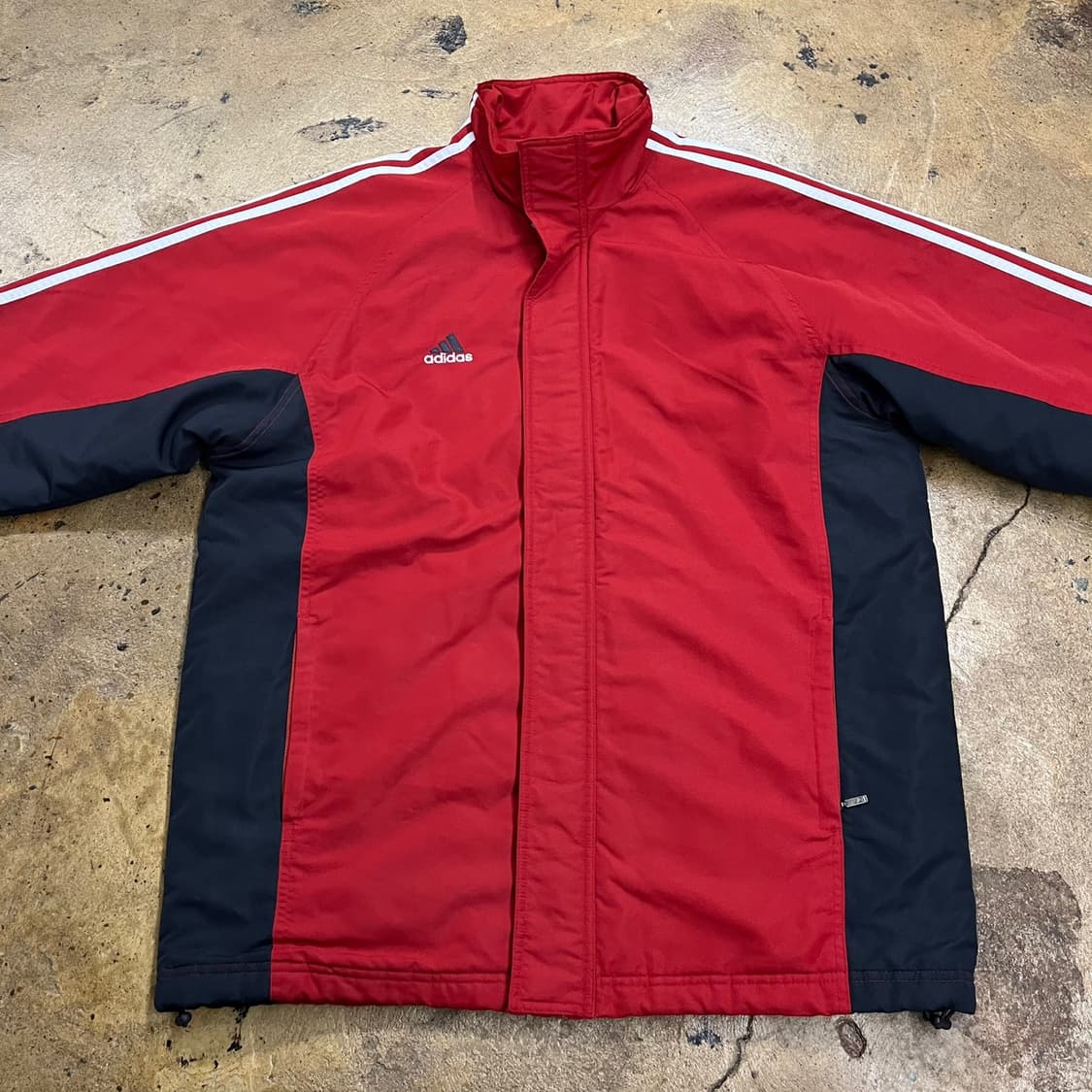 [정품/100] 아디다스 빨간색 검정색 트랙 자켓 b16 상품이미지3