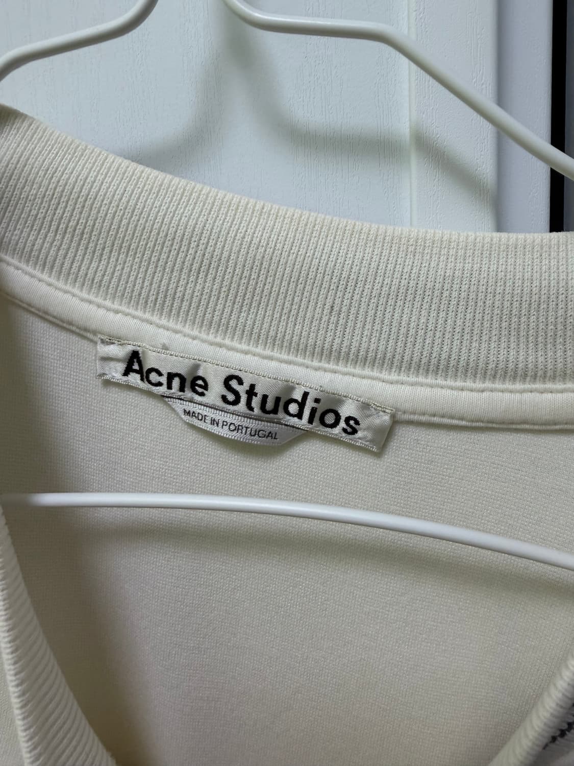 아크네 스튜디오 NAVID 넥 로고 반팔 티셔츠 M 상품이미지2