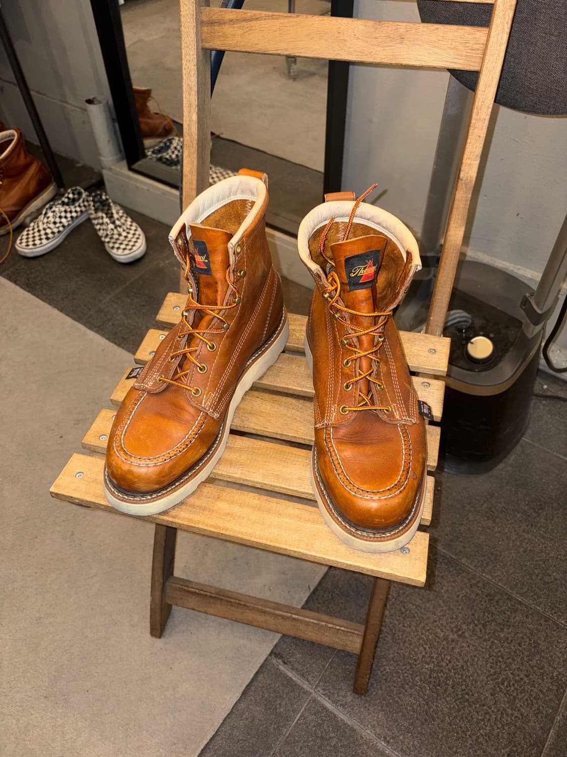 Thorogood USA moc toe leather boots 10D 상품이미지4