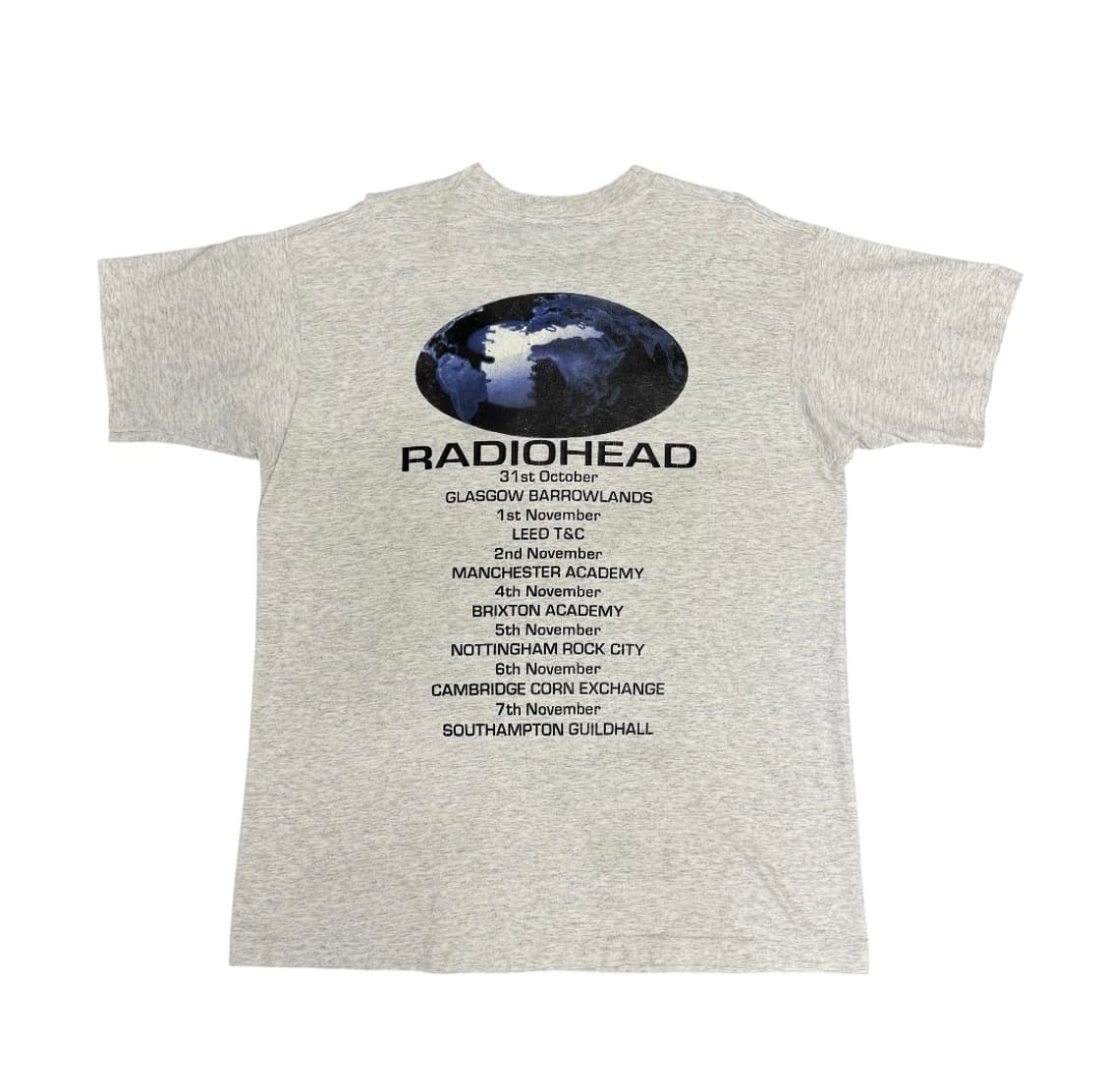빈티지 90s 라디오헤드 Radiohead UK Tour 티셔츠 상품이미지2