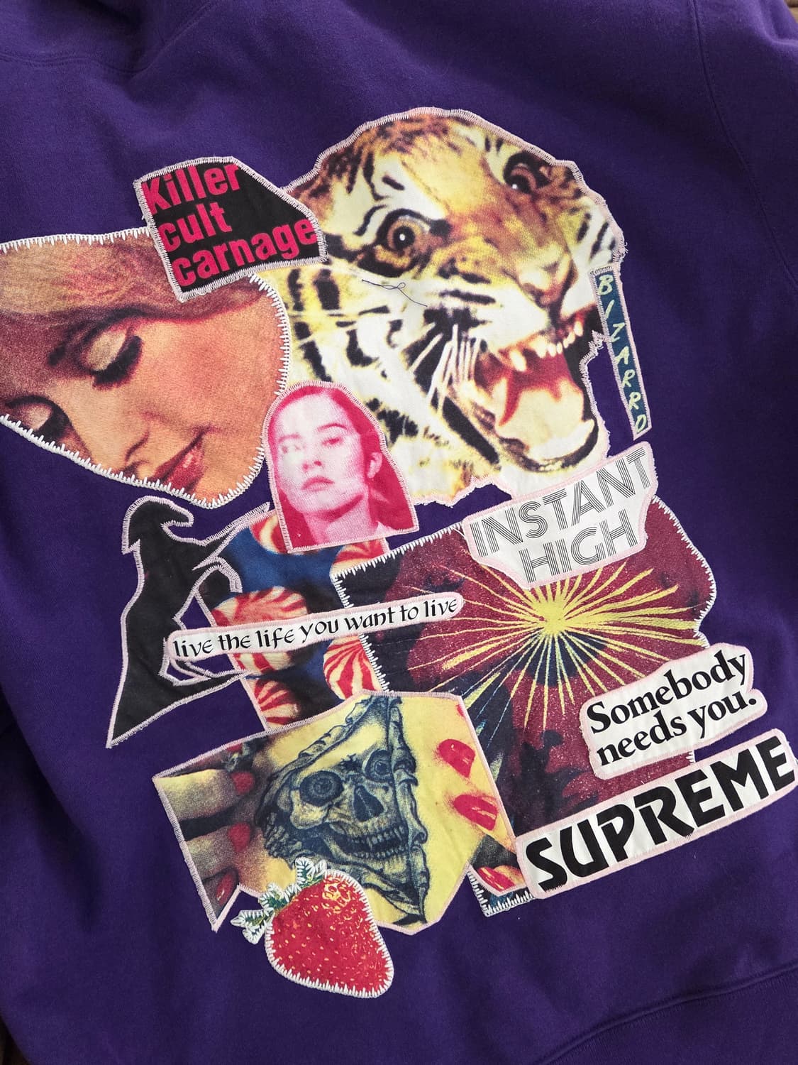 Supreme 슈프림 인스턴트 하이 패치스 후드티 상품이미지6