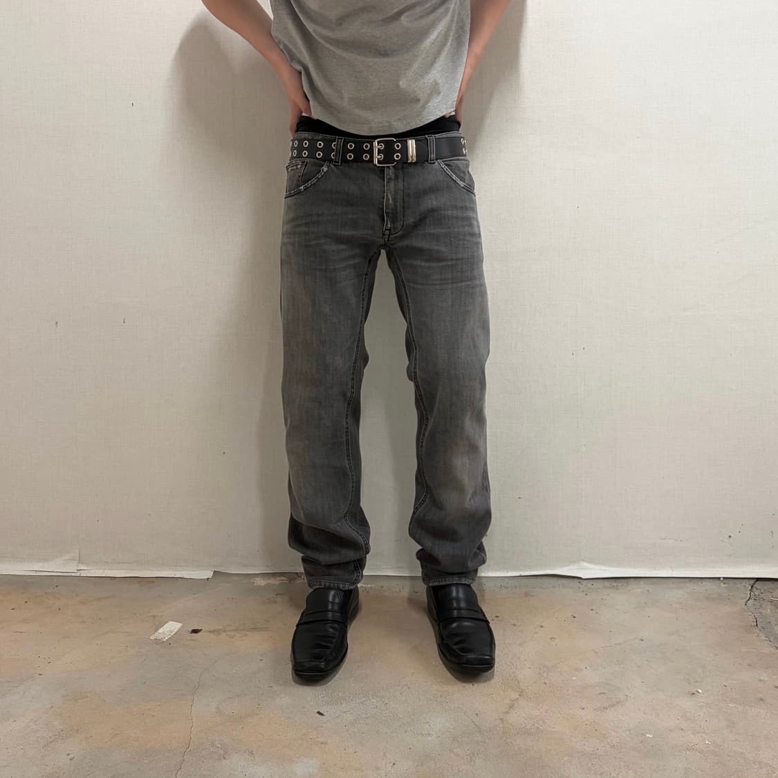 돌체앤가바나 14라인 실버 플레이트 워싱 그레이진 상품이미지2