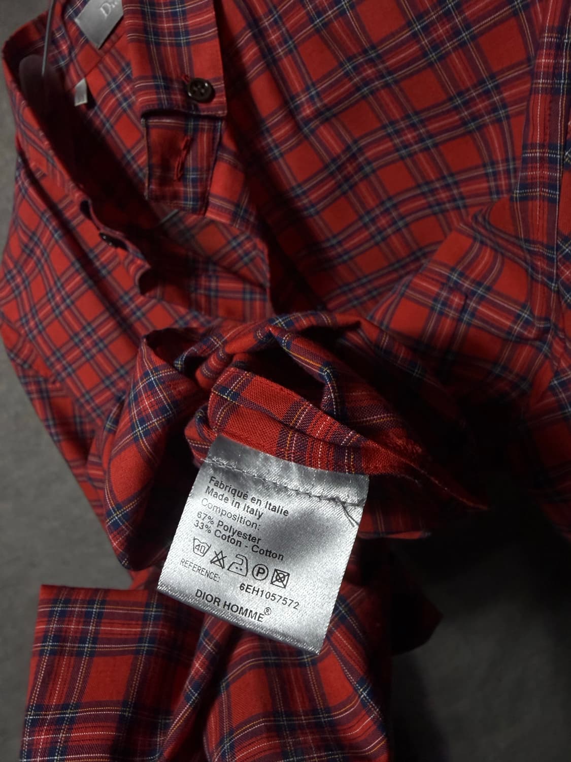 Dior Homme 2006SS Tartan Check Shirt 상품이미지7