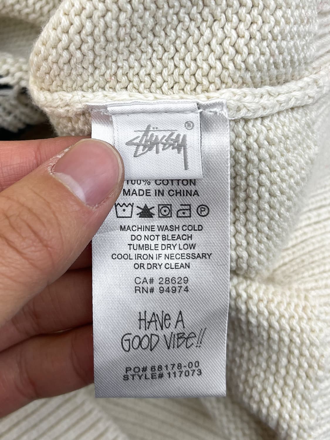 스투시 컬리 S로고 스웨터 상품이미지8