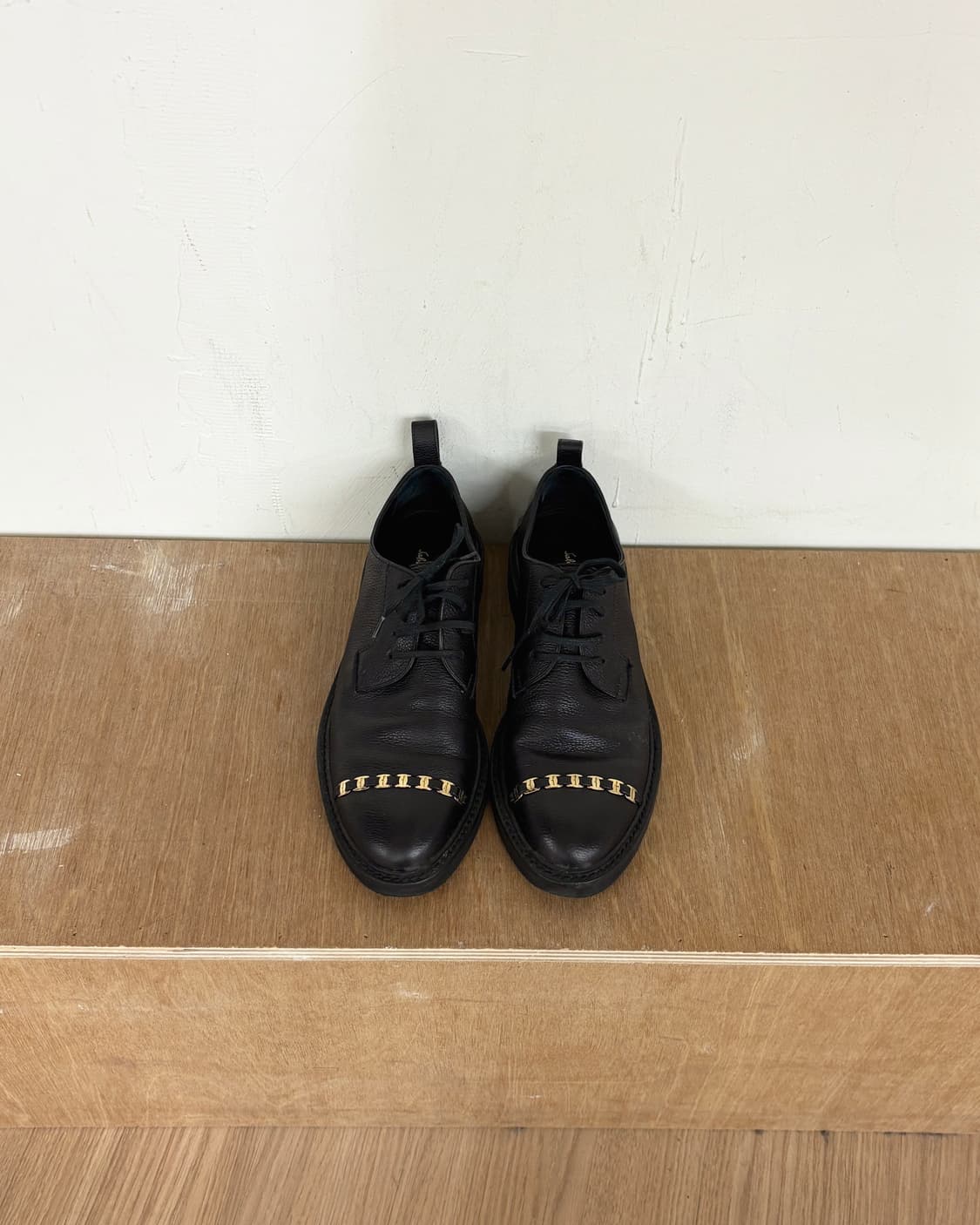 페라가모 블랙 폴리코로 레더 로퍼 상품이미지3