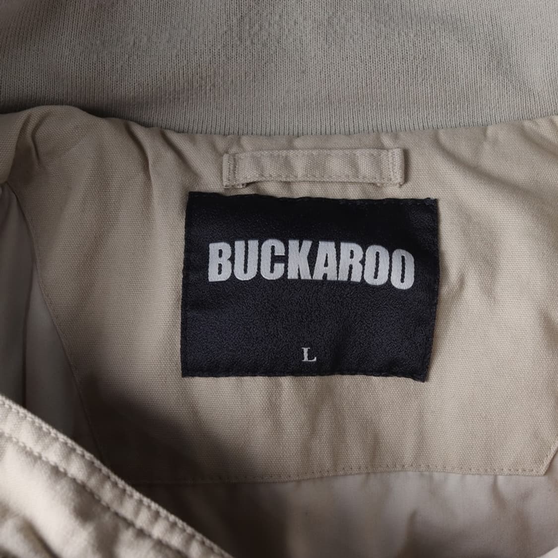 버카루 베이지 밀리터리 포켓 자켓 L 상품이미지5