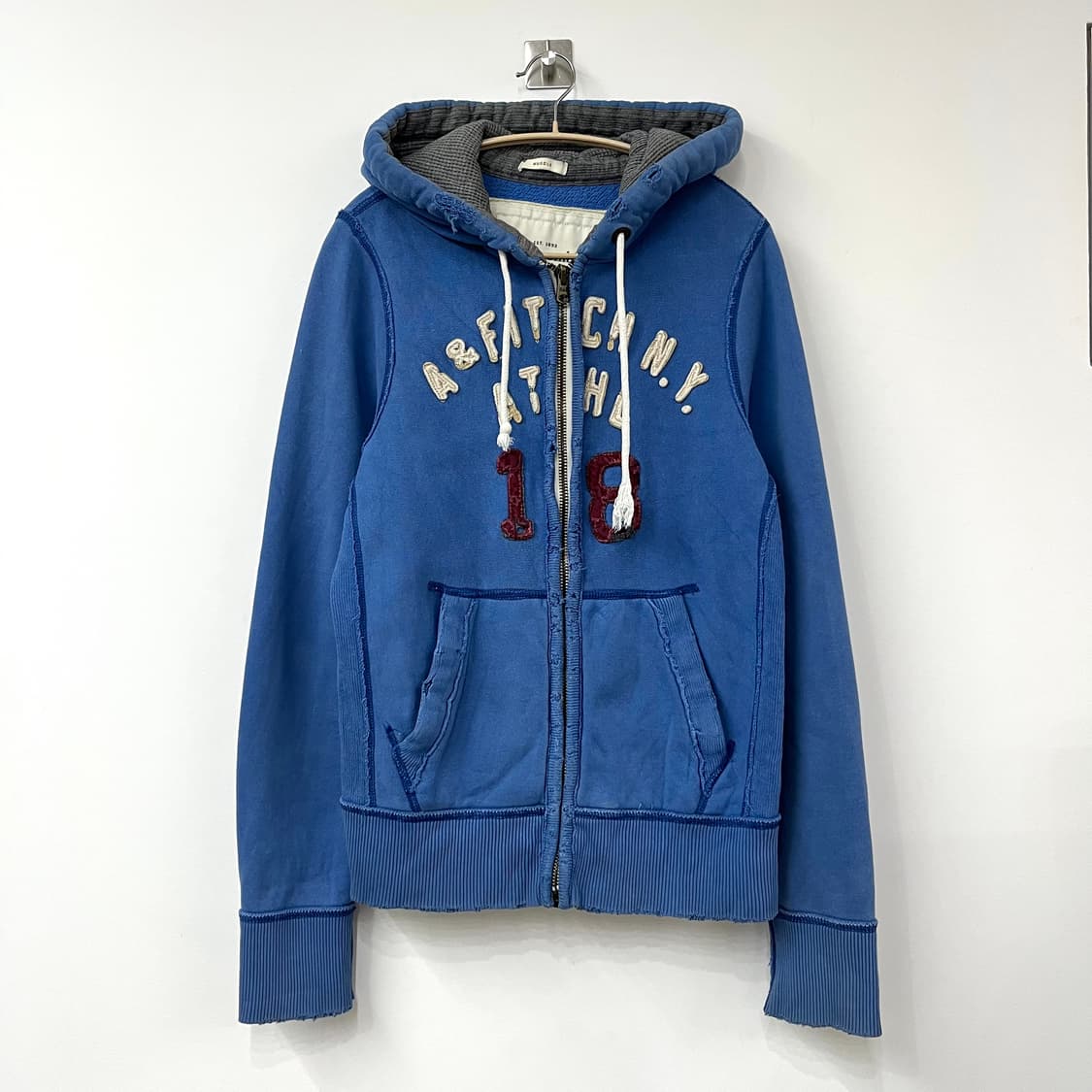 아베크롬비 자수로고 소라 후드집업 상품이미지2