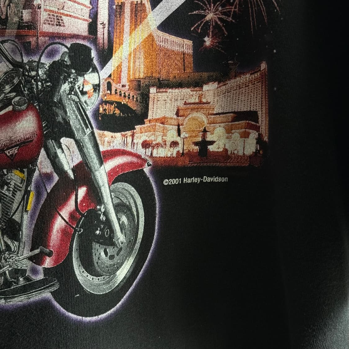 2001 할리 데이비슨 라스베가스 티셔츠 상품이미지4