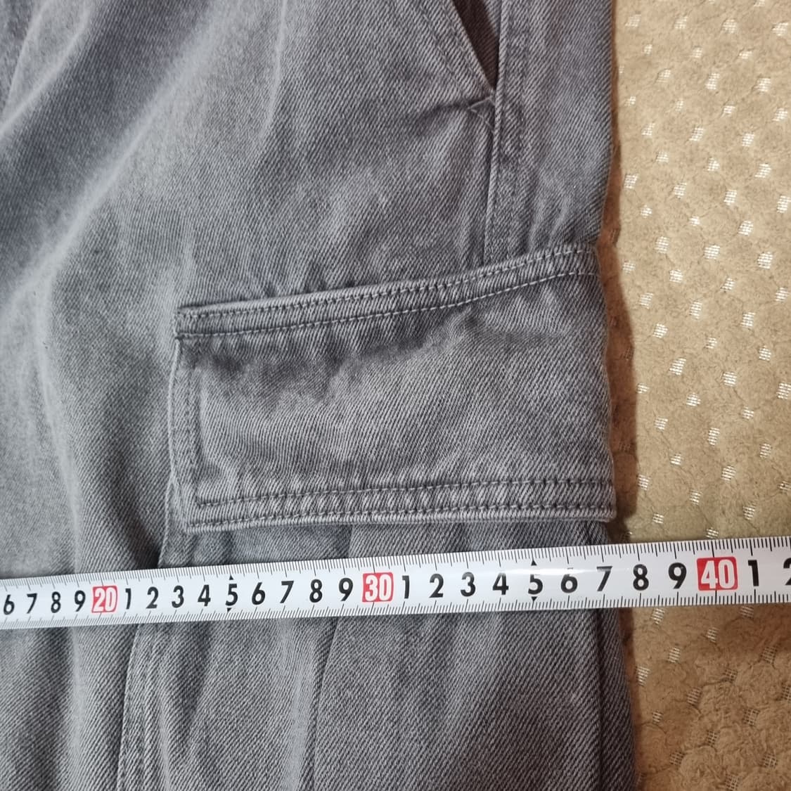 (34인치) 무신사 스탠다드 와이드 청바지 상품이미지8