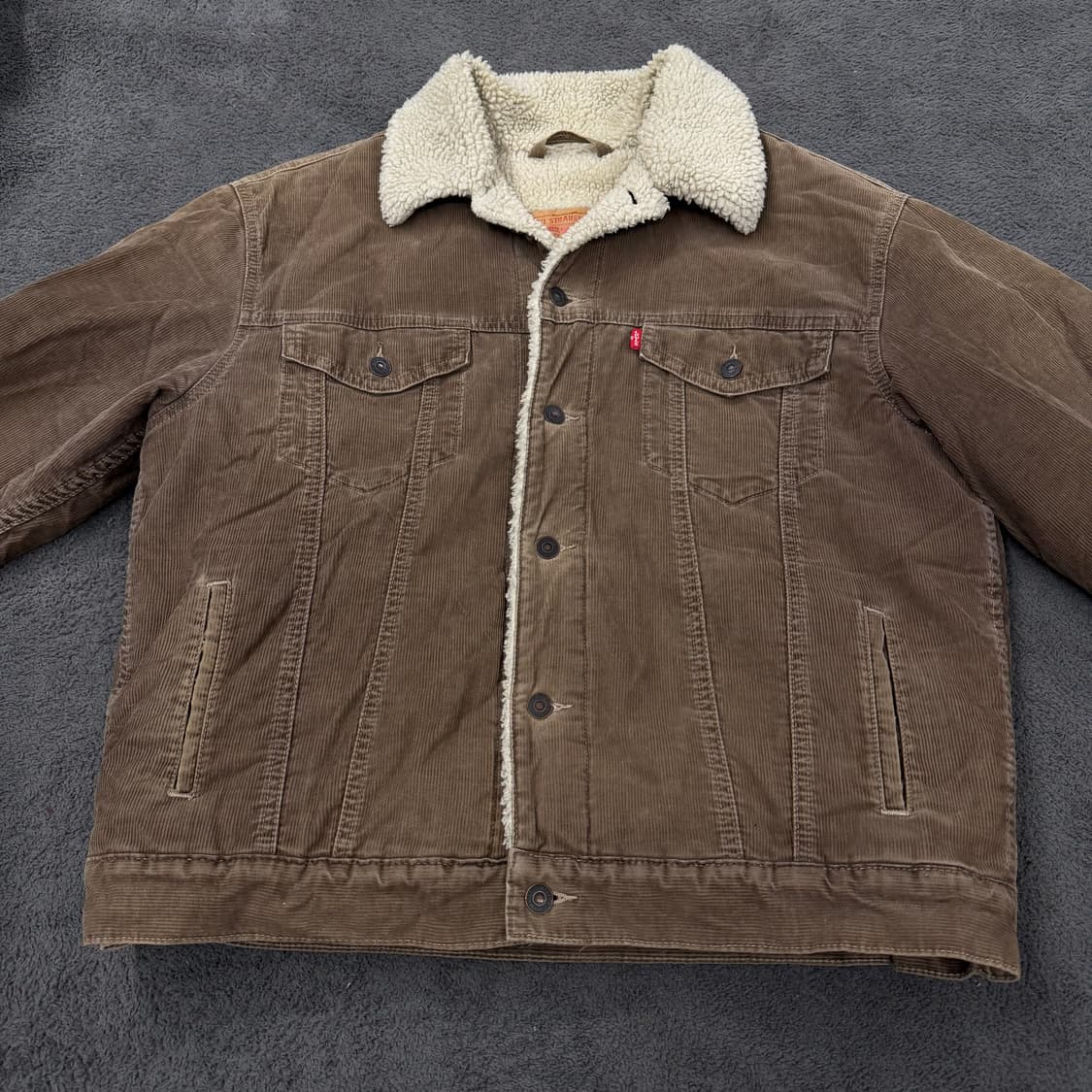 [ 정품/L ] 리바이스 코듀로이 쉐르파 트러커 자켓 상품이미지3