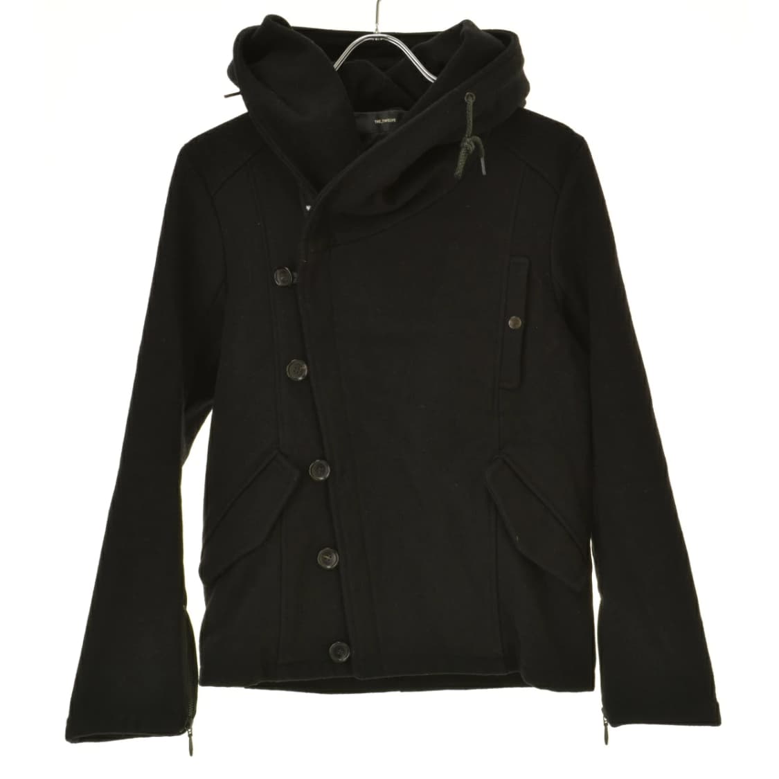 Diagonal wool coat 상품이미지1