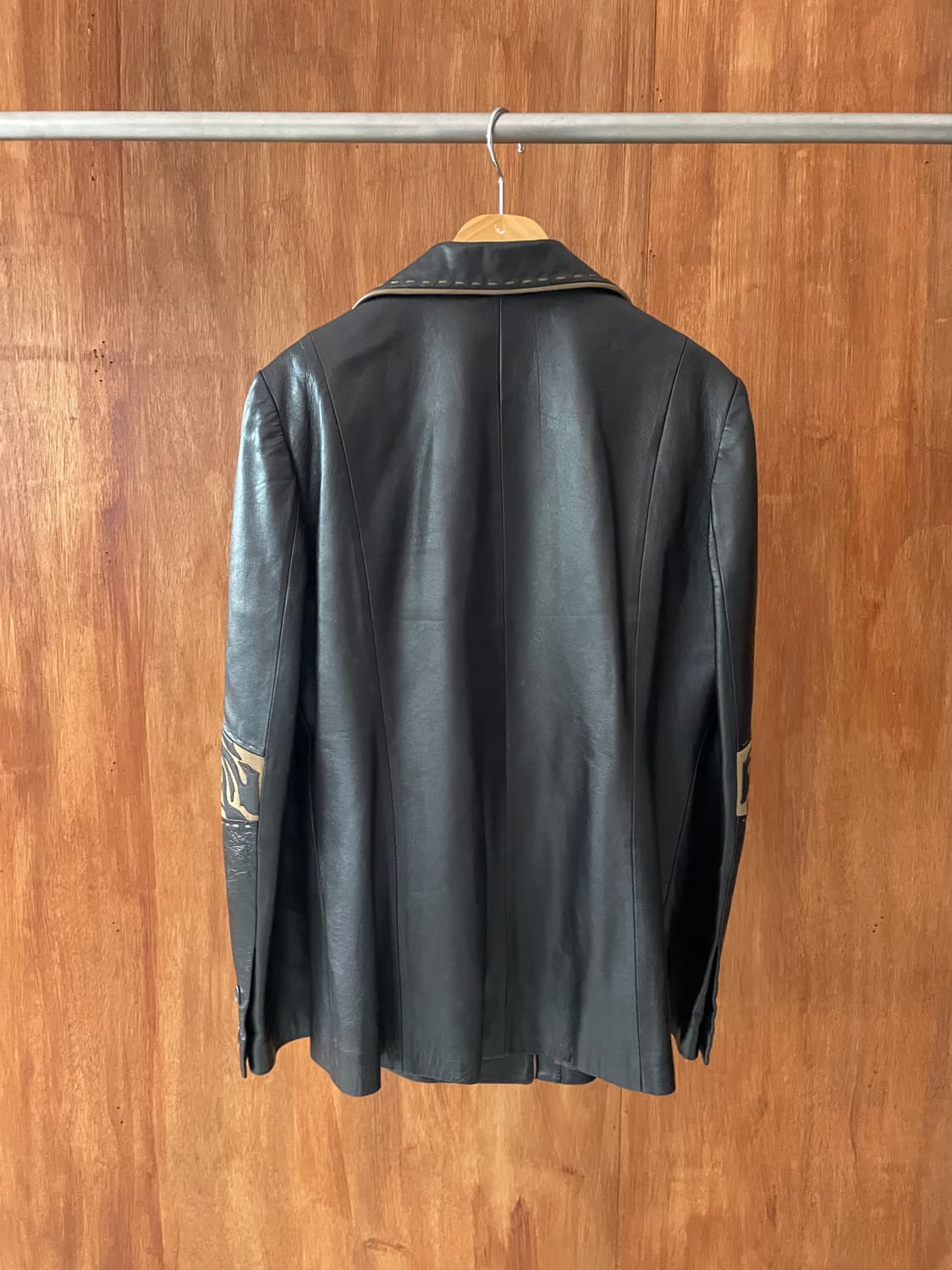 Black escada single eather jacket  상품이미지7