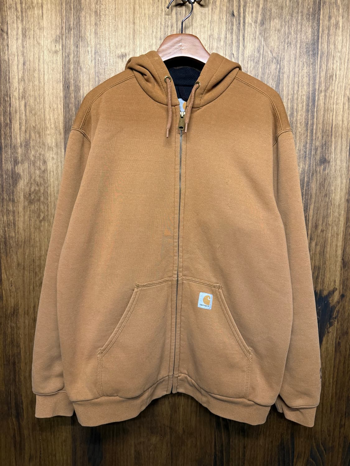 Carhartt Camel Hooded Zip-Up 상품이미지2
