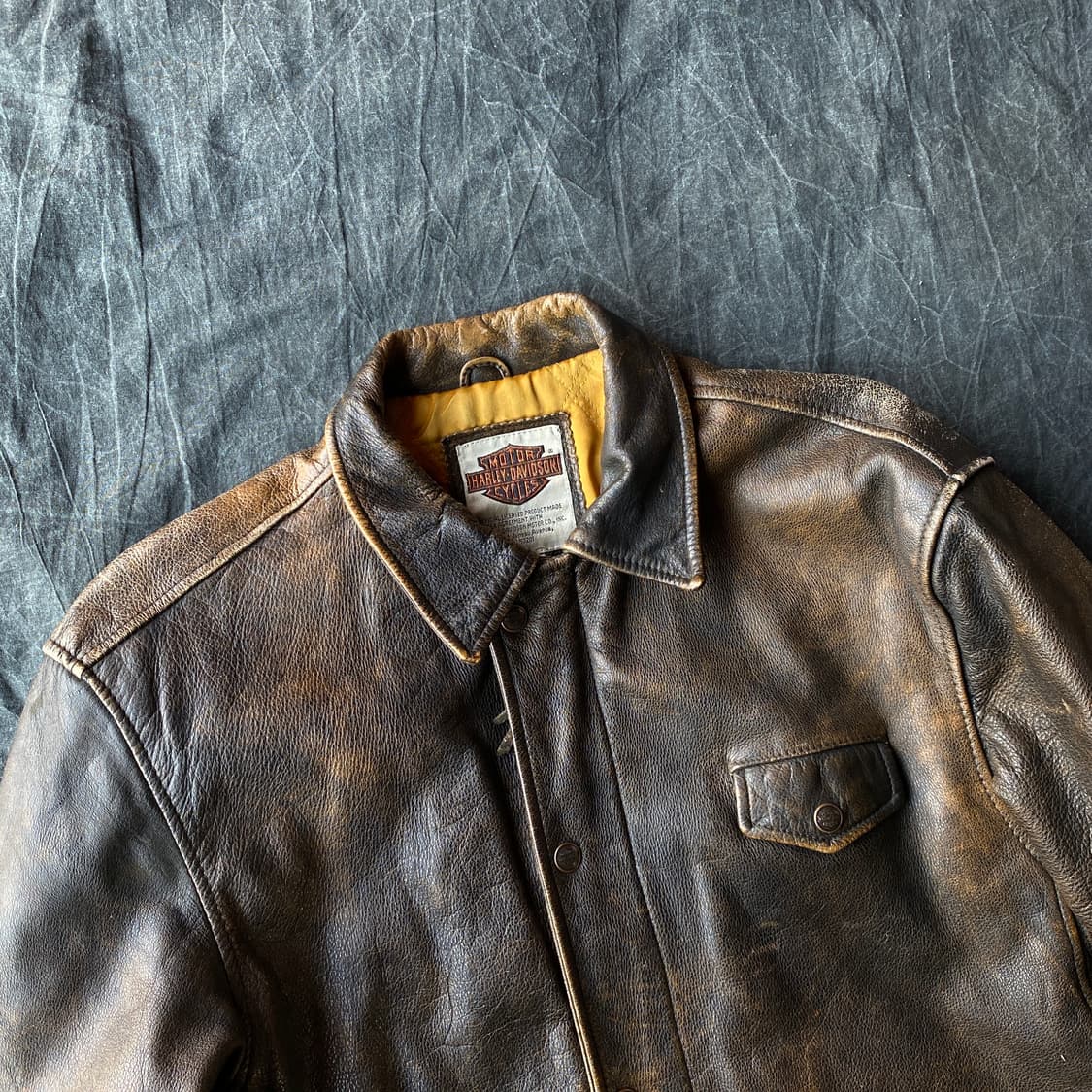 Harley-davidson cowhide jacket 상품이미지2