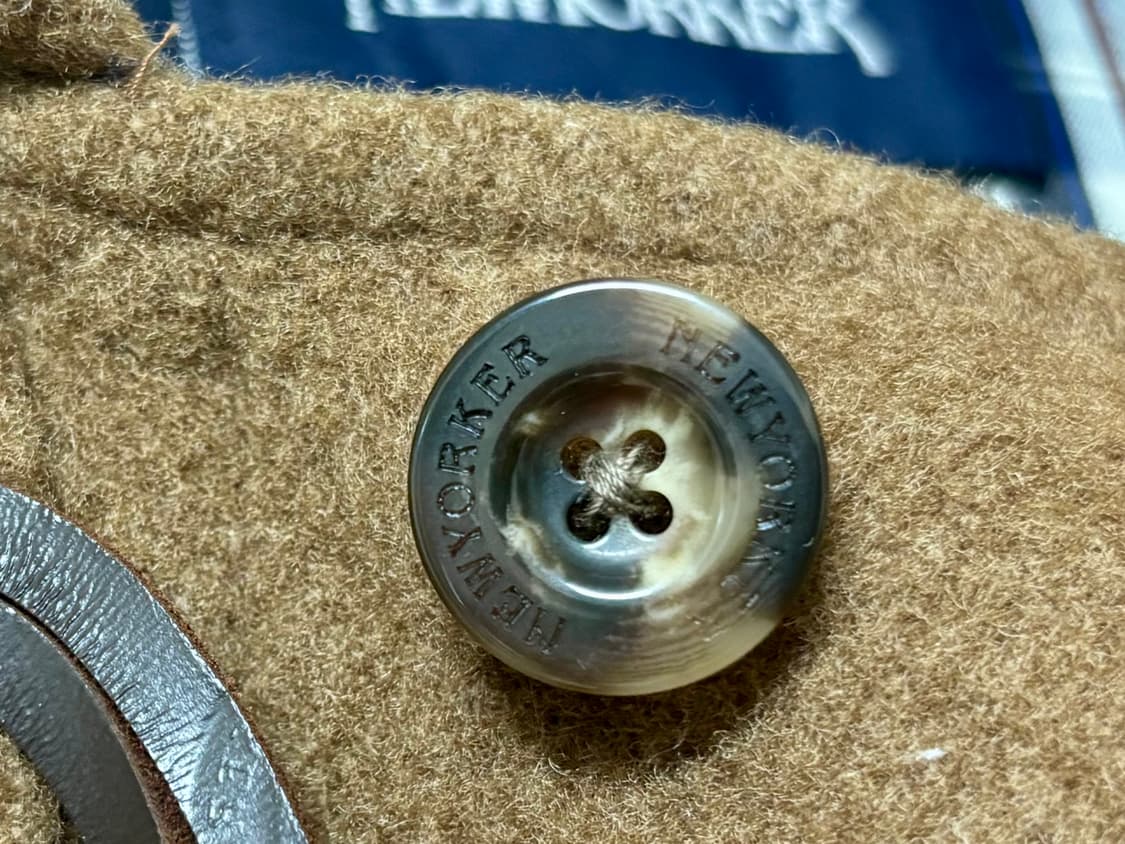 Newyorker 뉴요커 후디 더플코트 울 s 미사용 일본산  상품이미지7