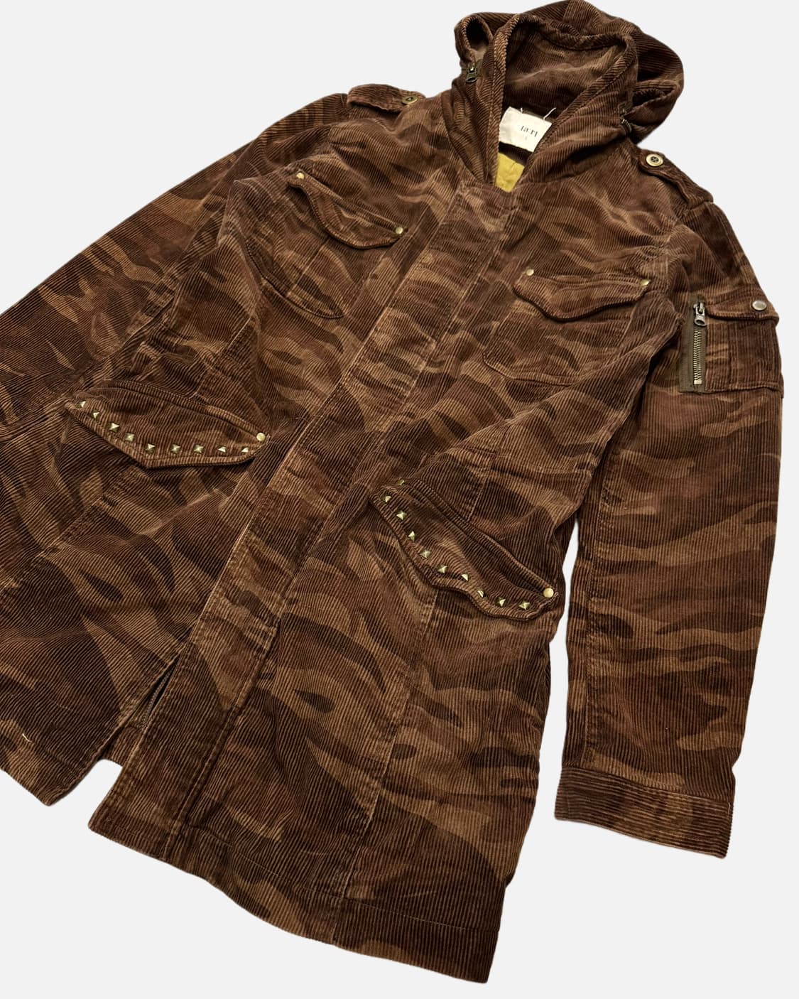 camo corduroy convertible field parka 상품이미지3