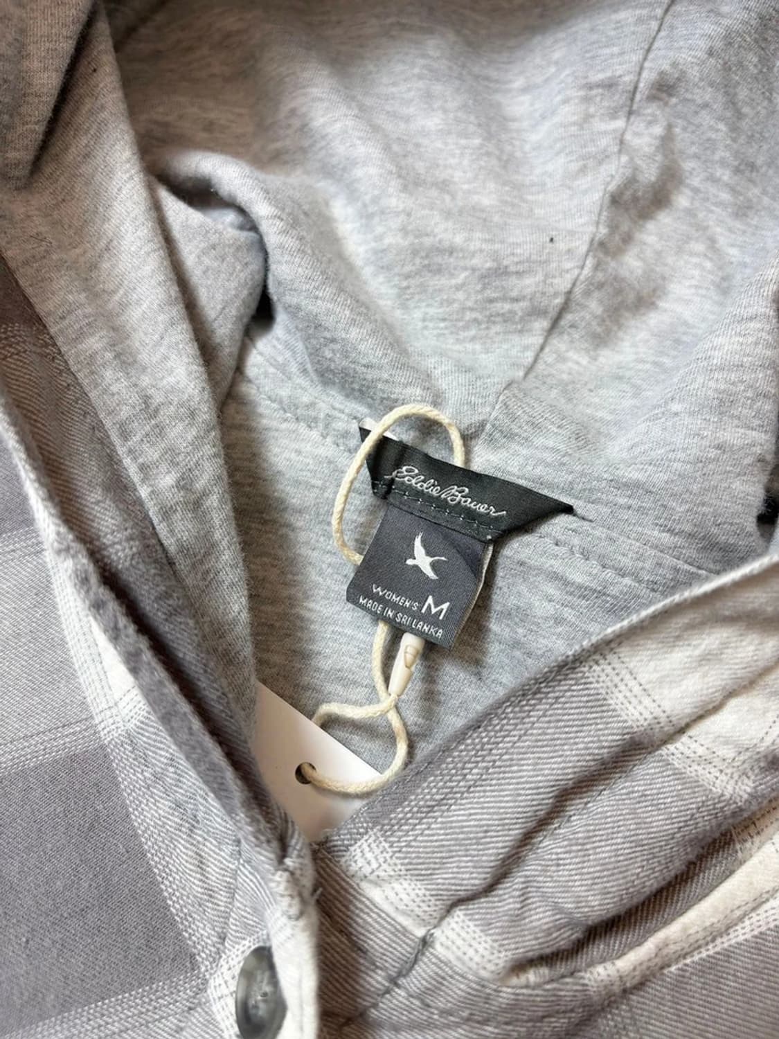 에디바우어 00's 우먼스 플란넬 후드 셔츠 자켓 PN6496 상품이미지6