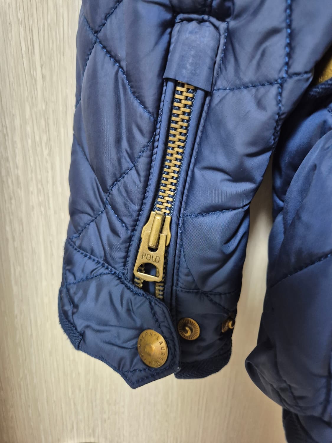 폴로 랄프로렌 클래식 퀼팅 자켓 경량패딩 M (66) 여성 상품이미지7