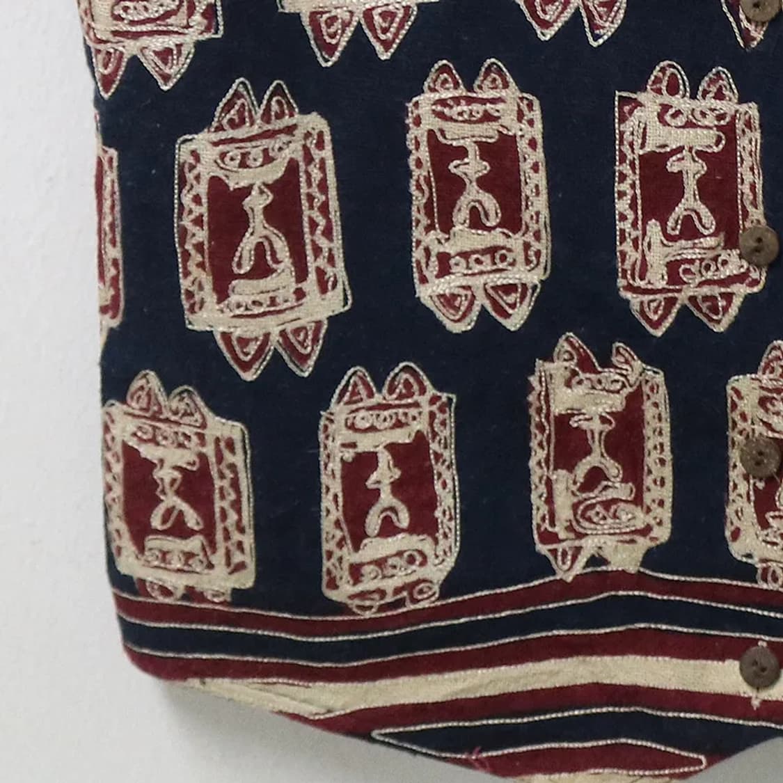 VINTAGE VEST 울 혼방 자수 베스트 66437 상품이미지4