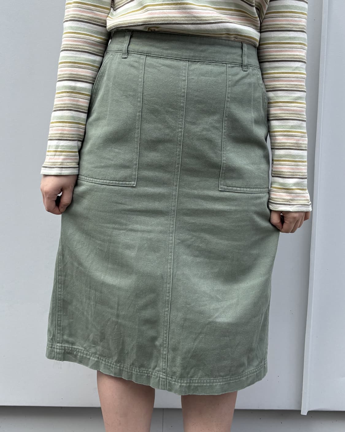 일본빈티지 GLACIER 롱스커트 상품이미지1