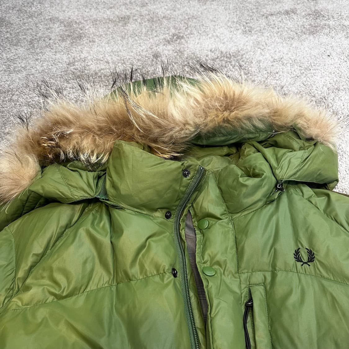 프레드페리 다운 필드 푸퍼 패딩 자켓M-L 상품이미지2