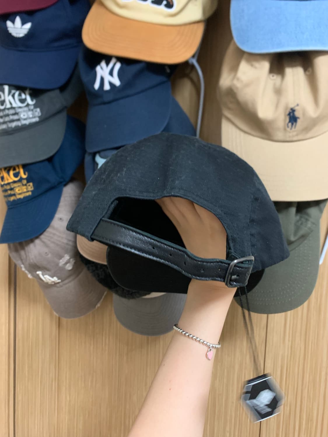 슈프림 워시드 치노 트윌 캠프캡 블랙 상품이미지3