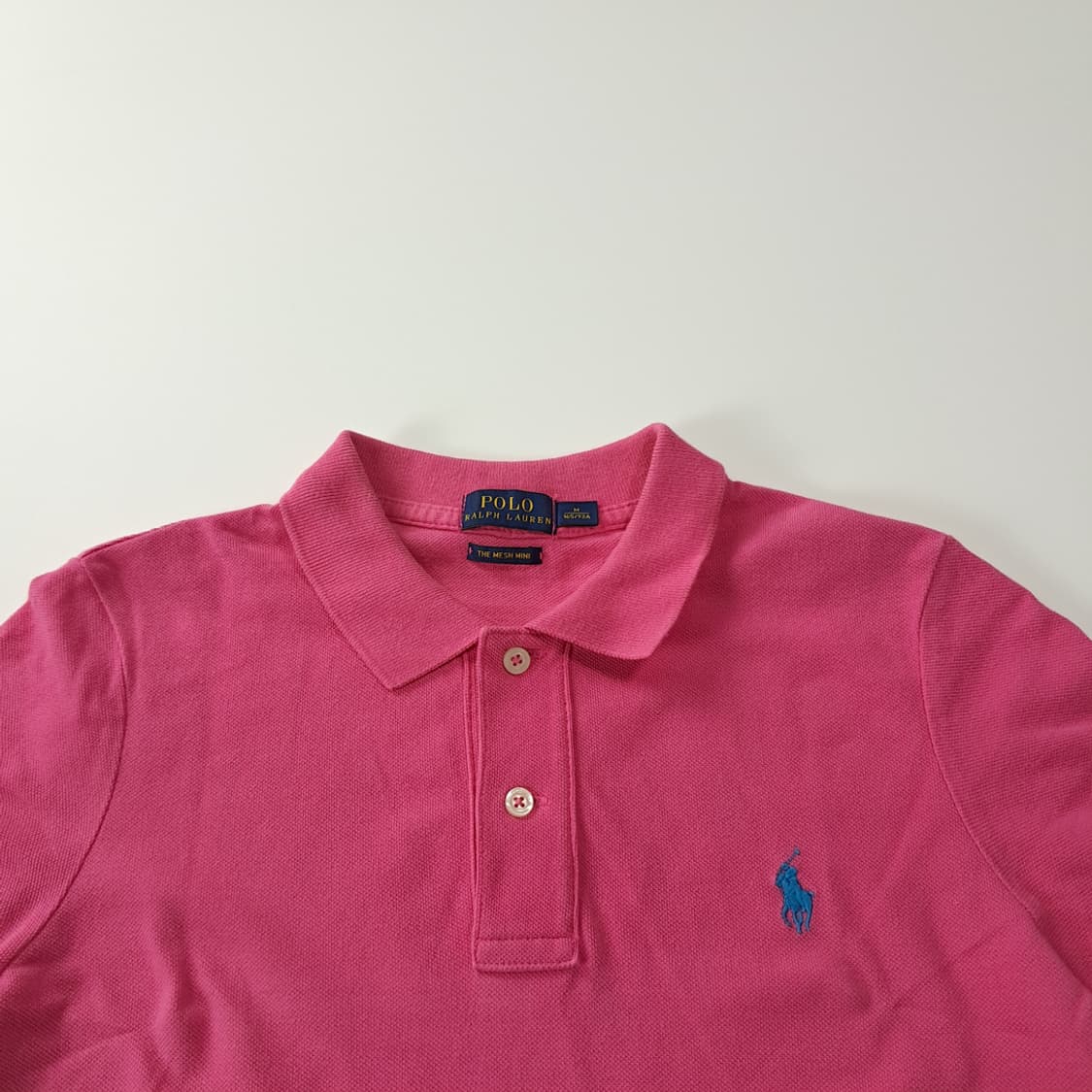 CK224 M 폴로 00s 블루포니 핫핑크 카라 원피스 상품이미지2