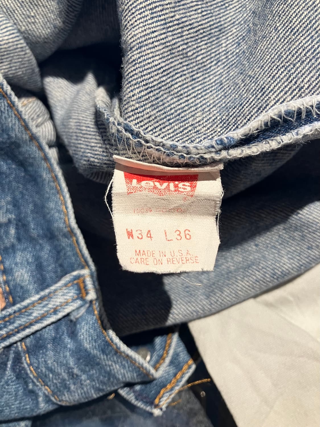 90s USA 빈티지 리바이스 501xx 데님 팬츠 상품이미지9
